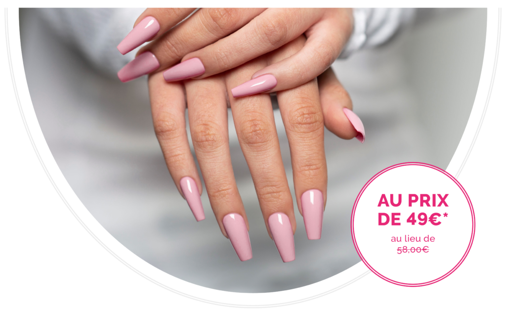 promotion-mai Une pose d flash extension avec gel semi permanent au prix de 49€ !